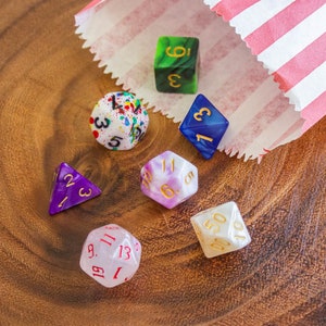 Mismatched Dice DnD Mystery Dice Set | Dungeons and Dragons Random Dice | Pathfinder | RolePlay | 5E