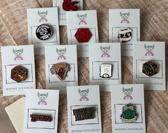 DnD Pin, Mystery Blind Bag Pin over 12+ styles available, DnD Gift