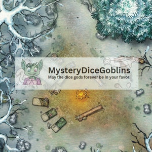 Winter Battle Map Bundle Dnd Battle Map D&D Battlemap Download Roll20 ...