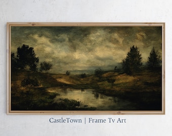 Moody Landscape Oil Painting for Samsung Frame TV (Digital Download)
