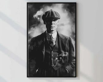 Tommy Shelby Canvas Print: Peaky Blinders TV Show Wall Art - Etsy
