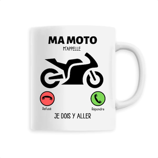 Mug moto - Ma moto m appelle - idée cadeau motard - tasse à café moto - tasse moto - mg humour fr- moto gp