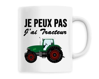 Tractor de taza - idea de regalo de tractor - cortadora de césped de tractor - regalo para el hombre - taza de café tractor