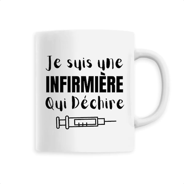 Mug infirmière - tasse à café médecine - idée cadeau infirmière - tasse et mug - cadeau original - tasse médecine - cadeau infirmière