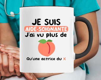 Mug aide soignante - je suis aide soignante - mug humour - tasse à café drôle - tasse aide soignante