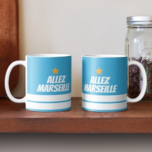 Go Marseille - cup and mugs - football - soccer mug - coffee cup - men's mug