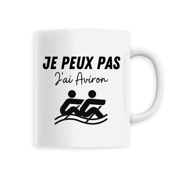 Mug aviron rameur - tasse à café aviron - sport aviron france- tasse à thé - récipients - Kayak