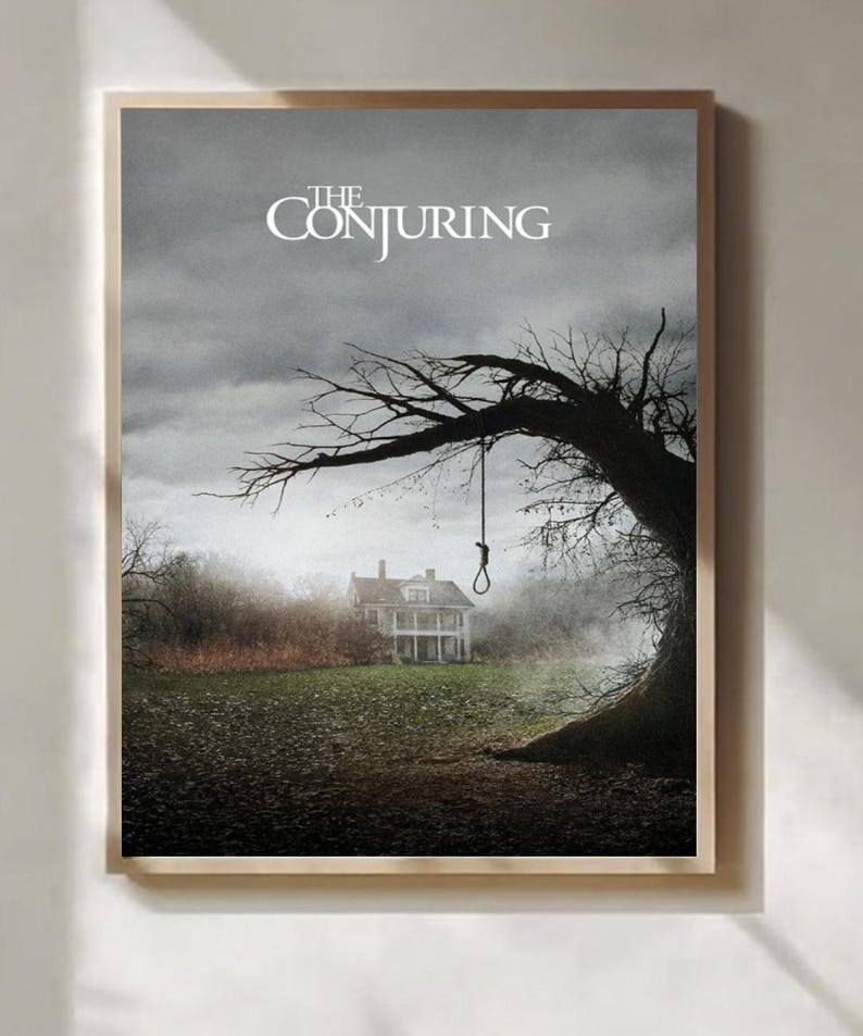 The Conjuring Movie Poster Print Vintage Art Poster the Conjuring Cloth ...