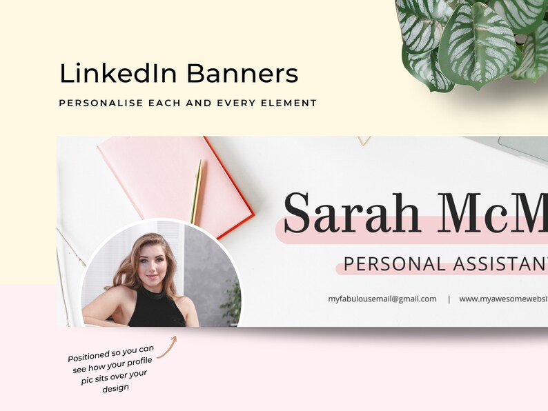 Linkedin Banner and Post Templates INSTANT DOWNLOAD Social - Etsy