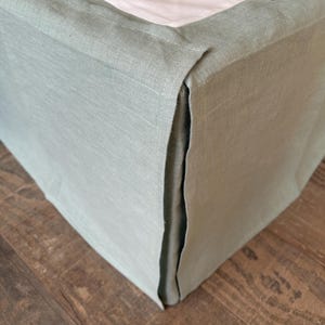 Linen bed skirt. Bed skirt. Bedskirt. Linen. Natural. Eco. All colors. All size. Custom size.
