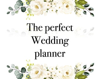 Wedding planner-digital planner-simple planner