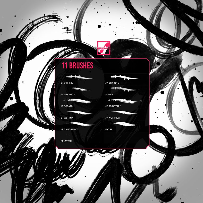 SUMIE Japanese INK Brushes Etsy