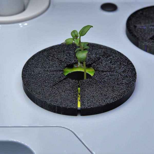 Aerogarden Compatible Grow Basket Algae Control Cover - Flexible DIY Grow Basket Cover - Hydroponic Gardening