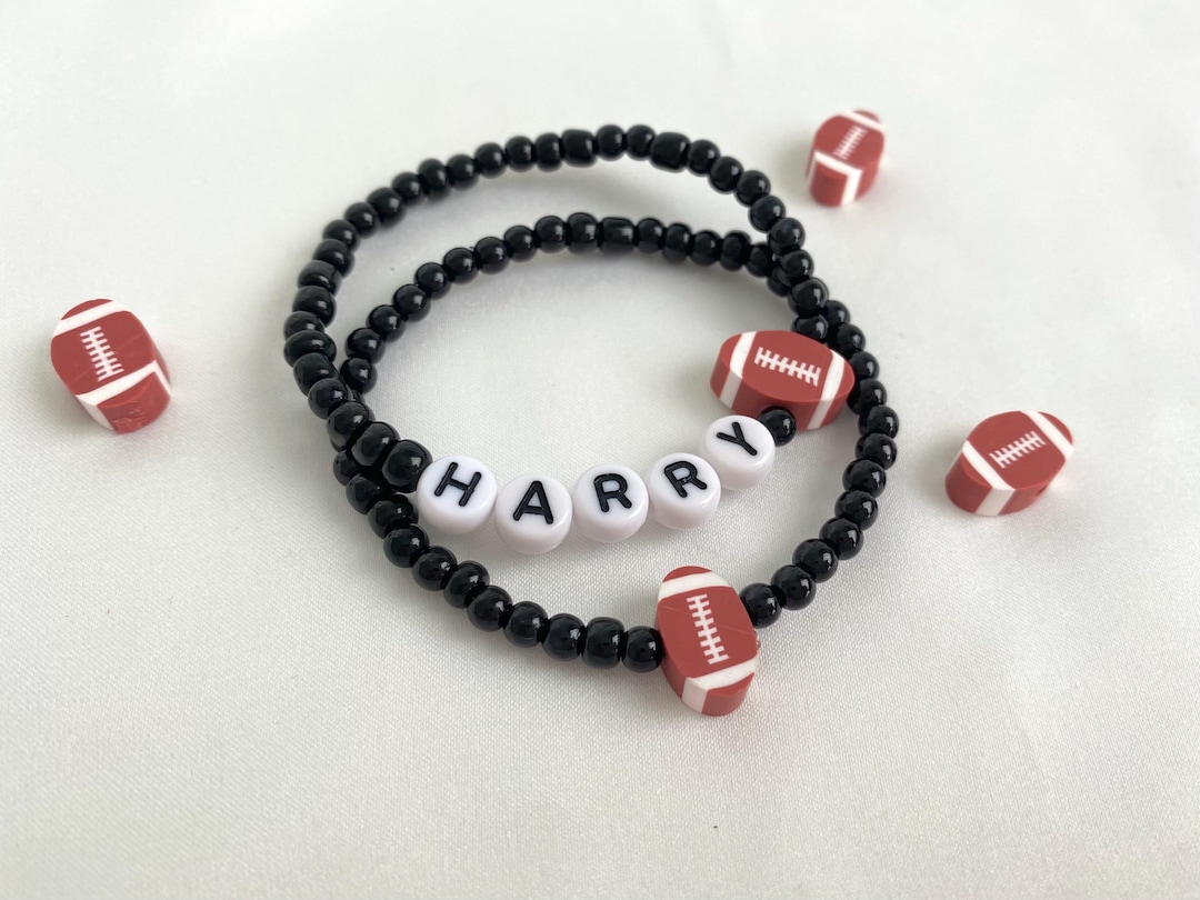 Personalised Rugby Football AFL Bracelet, Sport Birthday Party Favors — free download