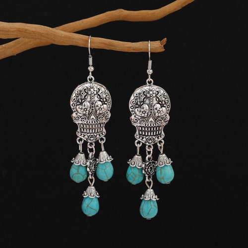 Halloween Earrings, Skull Earrings, shops Bone Earrings, Gothic Earrings