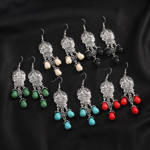 Halloween Earrings, Skull Earrings, shops Bone Earrings, Gothic Earrings