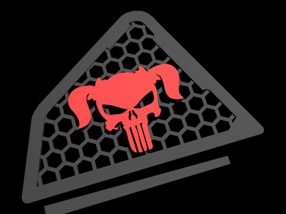 Tank Cover for Ryker - Punisher Girl (left and right - pair) (Free Shipping)