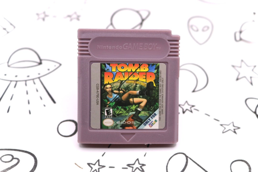 Nintendo Gameboy Color Tomb Raider Starring Lara Croft Etsy