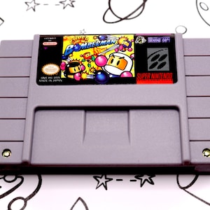 SNES - Super Bomberman 5 Label - Retro Game Cases