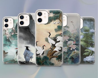 Japanese Asian Style Phone Case for iPhone 14, 13, 12 Pro, XR, Samsung A12, S22, S21, A40, A71, A52, Huawei P40, P50