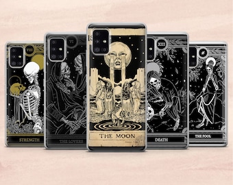 Tarot Cards Aesthetic Phone Case for  Samsung A12, S22, S21, A40, A71, A52, A33, A53, Huawei P40, P50, Google Pixel