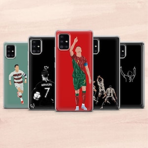 Football Aesthetic Portugal Phone Case for  Samsung A12, S22, S21, A40, A71, A52, A33, A53, Huawei P40, P50, Google Pixel