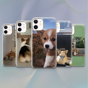 Corgi Cute Aesthetic Phone Case for iPhone 14, 13, 12, 11 Pro, X, XS, XR