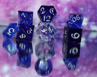 Diaphonized Dragon Specimen Dice Set 7 piece dungeons and dragons