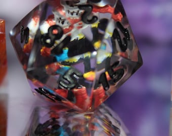 Papyrus single 1 piece 20mm D20 dungeons and dragons