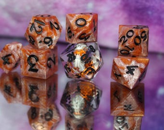 Growlithe 7 Piece dice set dungeons and dragons pokemon