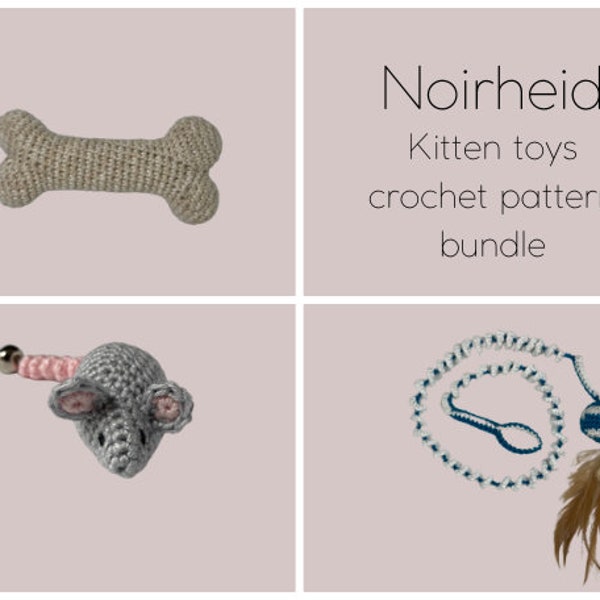 Cat Toys Crochet Pattern Bundle (PDF)