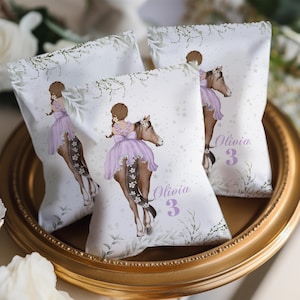 Horse Birthday Chip Bag Wrapper: Pink Pony Party Favor (Printable Digital Download)