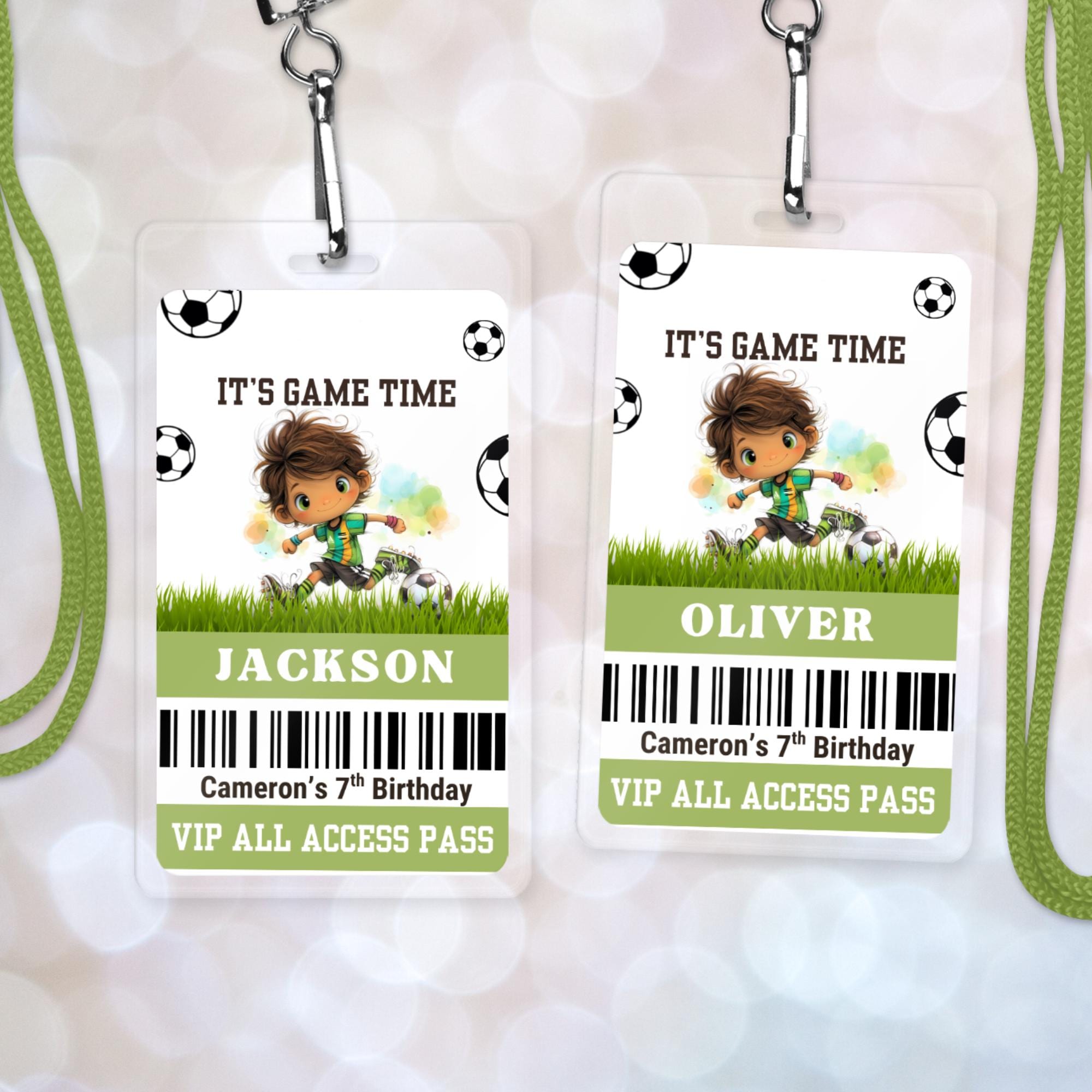 QPR VIP SUITES MatchDayPASS+Antonサイン+おまけ Soccer Birthday VIP Pass, Printable Sports Theme Party All Access
