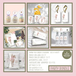 Editable Horse Birthday Party Decor Bundle (Digital Download)