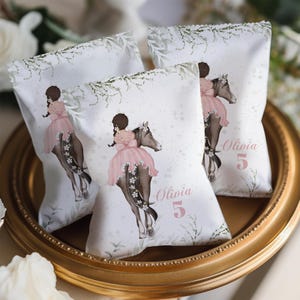 Horse Birthday Chip Bag Wrapper: Pink Pony Party Favor (Printable Digital Download)