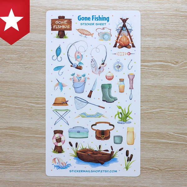 Card Catch Stickers Etsy UK