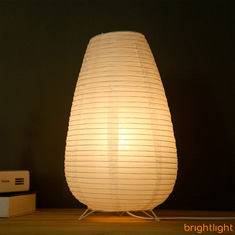 Paper Lantern Lamp Nordic Style Simple Minimalistic Lampshade Etsy