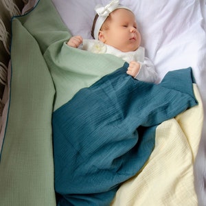 Baby muslin cloth / muslin cloth / swaddle cloth / 120x120 / swaddle made of organic cotton / cuddle cloth / baby blanket
