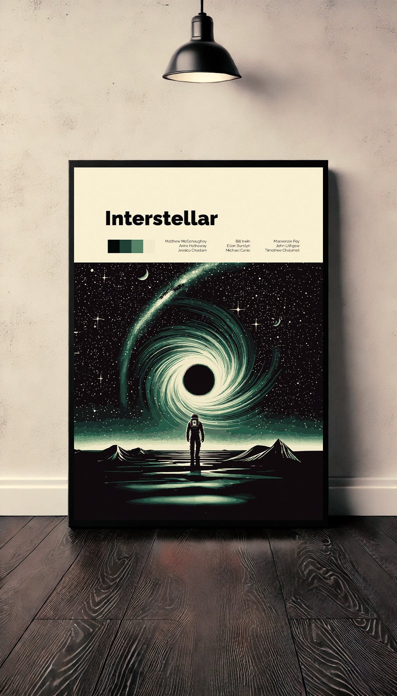 Inception Interstellar Nolan Movie Poster Set: Inception, Oppenheimer, Interstellar (digital ...