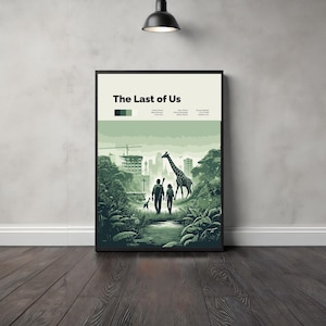 The Last of Us Minimalist Art Poster - Digital Download for Home Decor