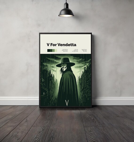 V For Vendetta Minimalist Poster