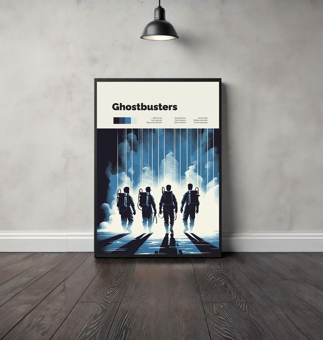 Ghostbusters Minimalist Art Poster - Digital Download for Home Decor - Etsy