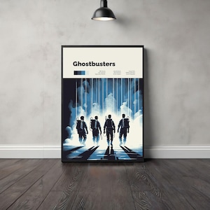 Ghostbusters Minimalist Art Poster - Digital Download for Home Decor