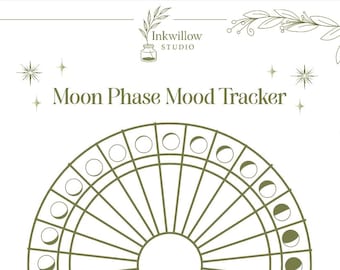 Moon Phase Tracker: Lunar Journal Printable, Astrology Planner (PDF Download
