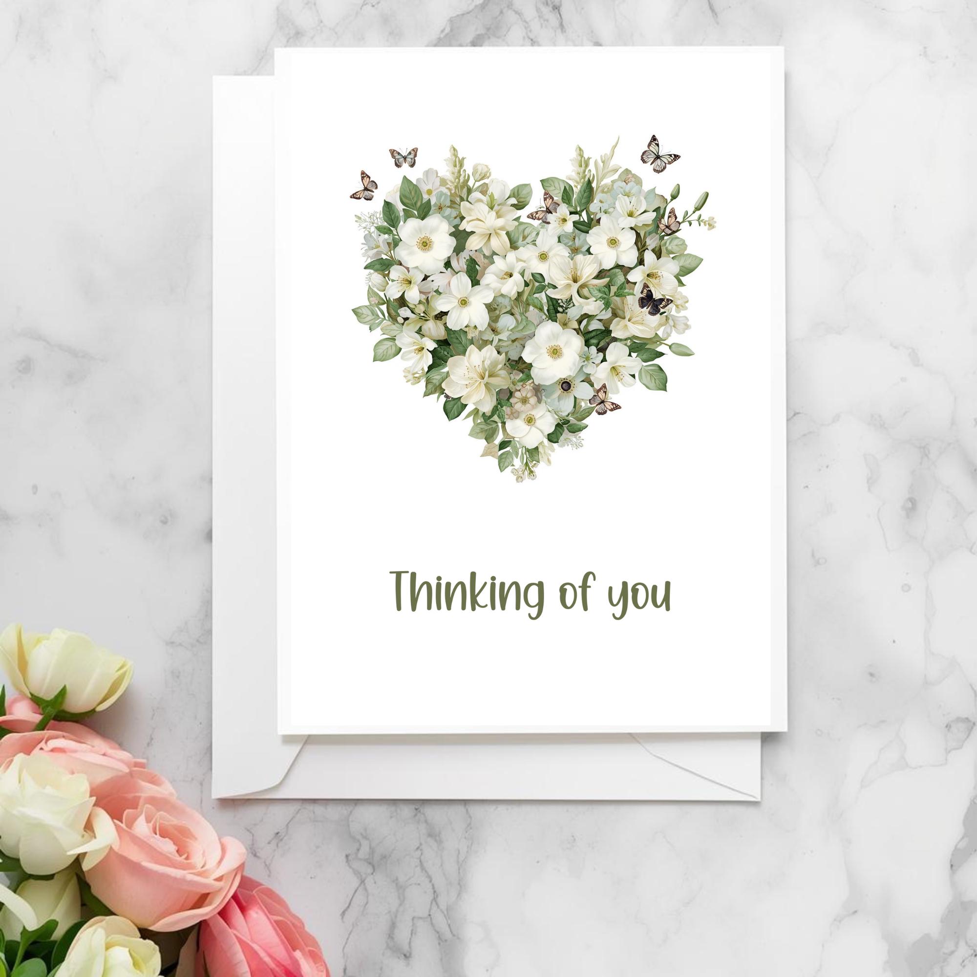 Printable Thinking of You Greeting Card - Digital Download, A4, 5x7 ...