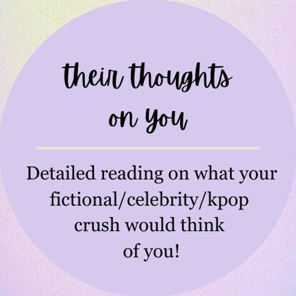 kpop / celebrity / anime tarot reading: what would they think of you? (pdf 300+ words)