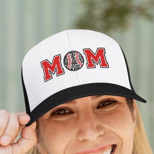 Baseball Mom Trucker Hat - Chic Game Day Accessory