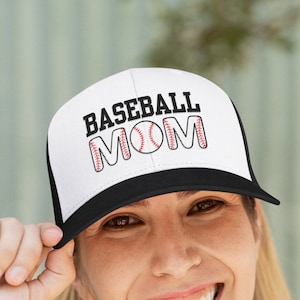 Baseball Mom Trucker Hat - Chic Game Day Accessory