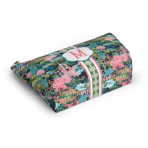 Monogrammed Mahjong Tile Bag: Chinoiserie Travel Pouch image 5