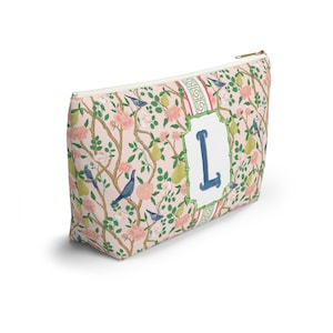 Bolsa de viaje con fichas de mahjong monogramadas: estilo chinoiserie imagen 4